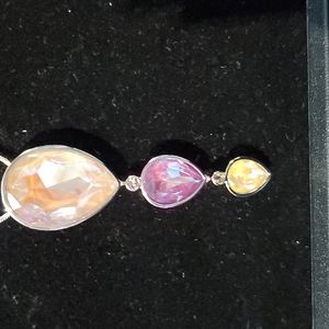 Touchstone Crystal by Swarovski Teardrop Necklace